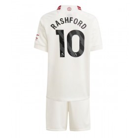 Baby Fußballbekleidung Manchester United Marcus Rashford #10 3rd Trikot 2023-24 Kurzarm (+ kurze hosen)